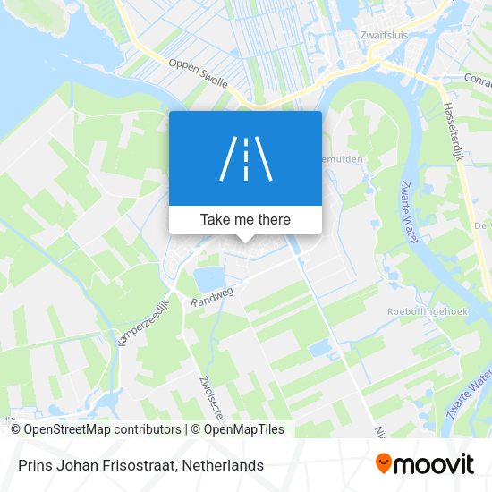 Prins Johan Frisostraat map