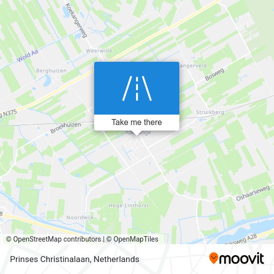 Prinses Christinalaan map