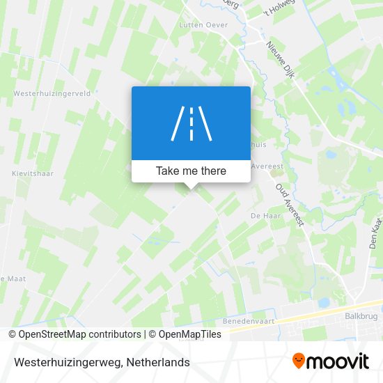 Westerhuizingerweg map