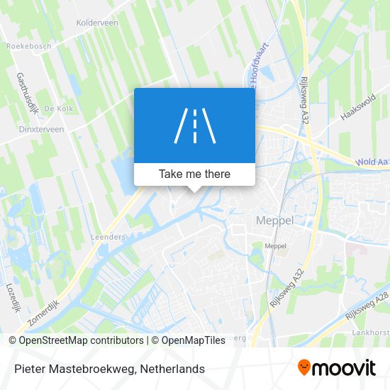 Pieter Mastebroekweg map