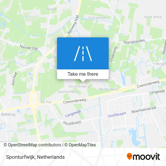 Sponturfwijk map