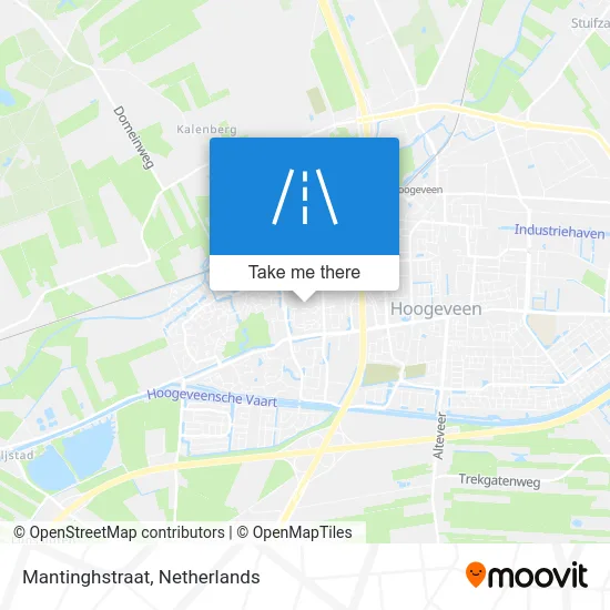 Mantinghstraat map