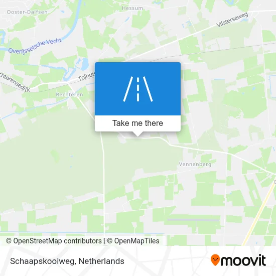 Schaapskooiweg map