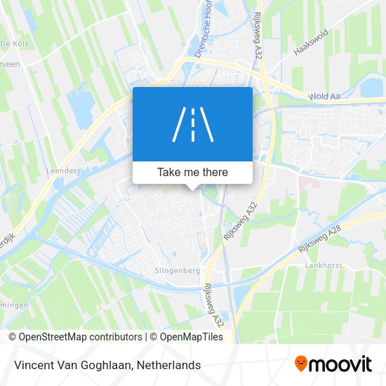 Vincent Van Goghlaan map
