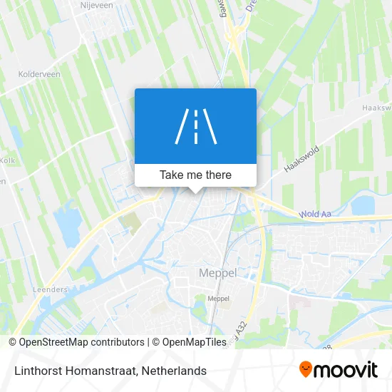 Linthorst Homanstraat map