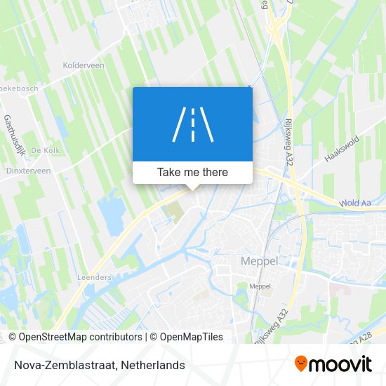 Nova-Zemblastraat map