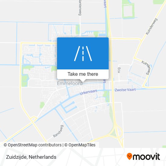 Zuidzijde map