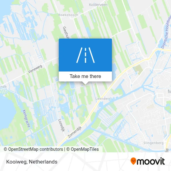 Kooiweg map