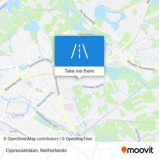 Cypressenlaan map