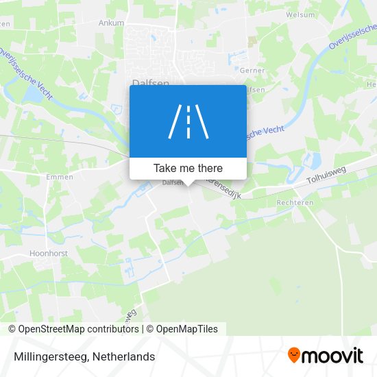 Millingersteeg map