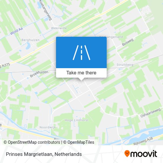 Prinses Margrietlaan map