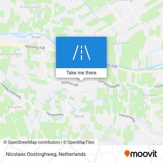 Nicolaas Oostinghweg map