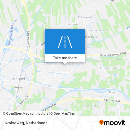 Kralooweg map