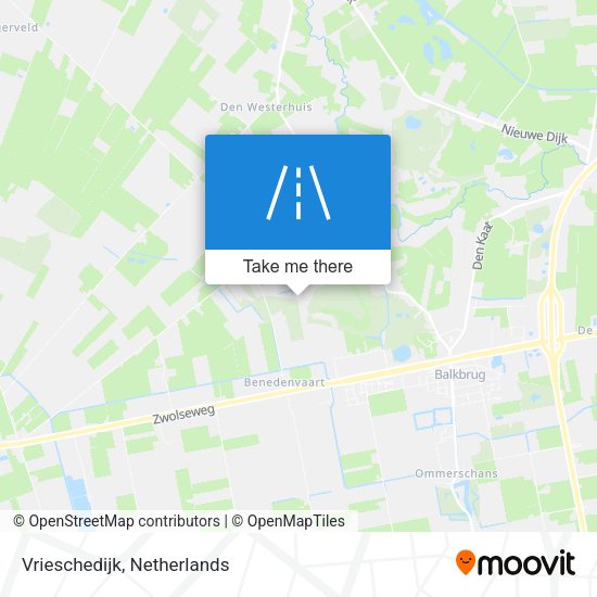 Vrieschedijk map