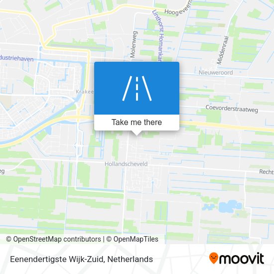 Eenendertigste Wijk-Zuid map