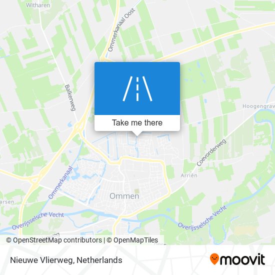 Nieuwe Vlierweg map