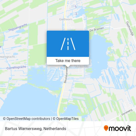 Bartus Warnersweg map
