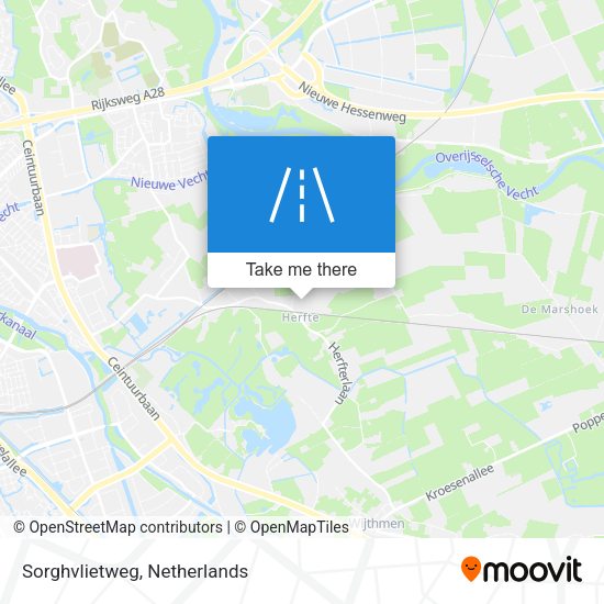 Sorghvlietweg map