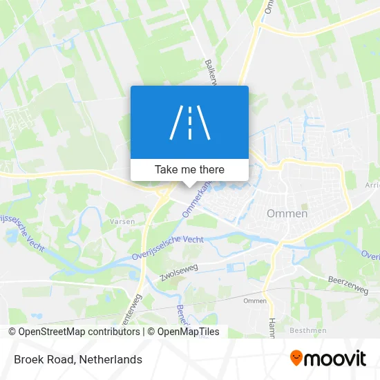 Broekweg map