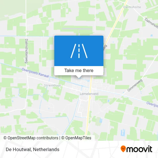 De Houtwal map