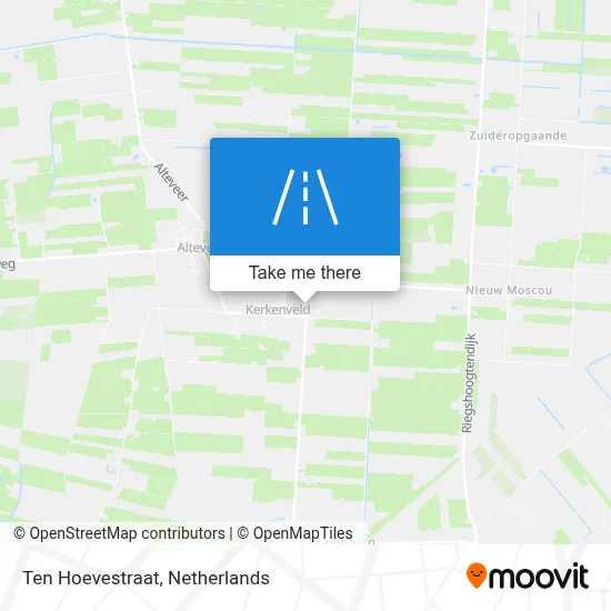 Ten Hoevestraat map