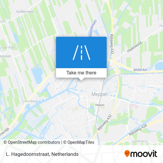 L. Hagedoornstraat map