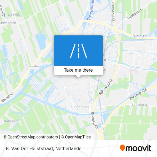 B. Van Der Helststraat map