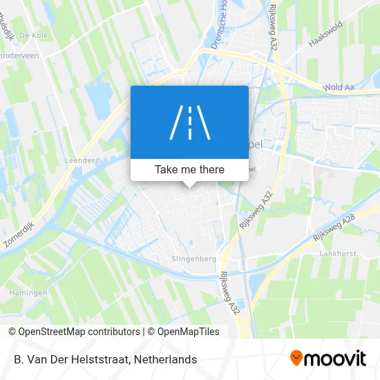 B. Van Der Helststraat map