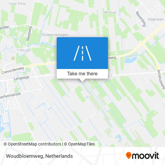 Woudbloemweg map