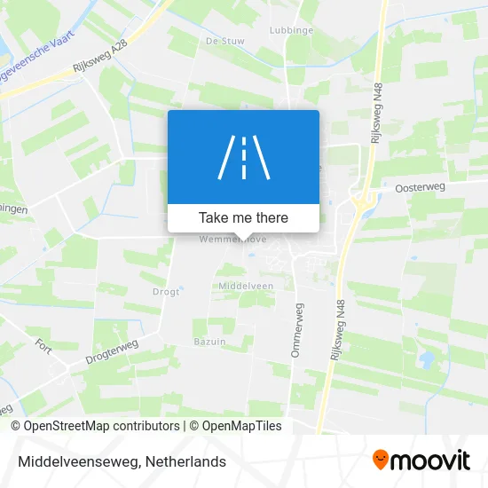 Middelveenseweg map
