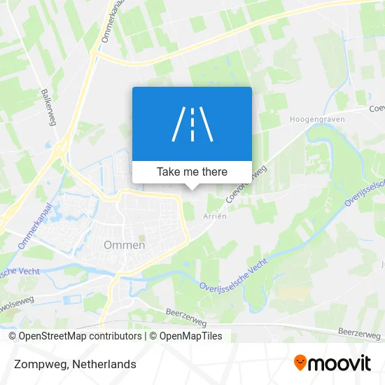 Zompweg map