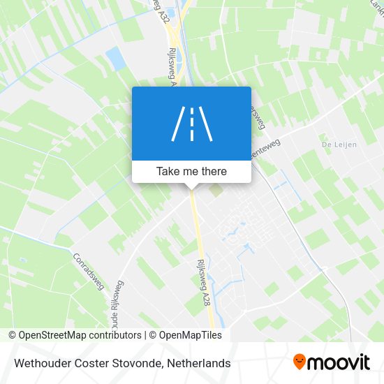 Wethouder Coster Stovonde map