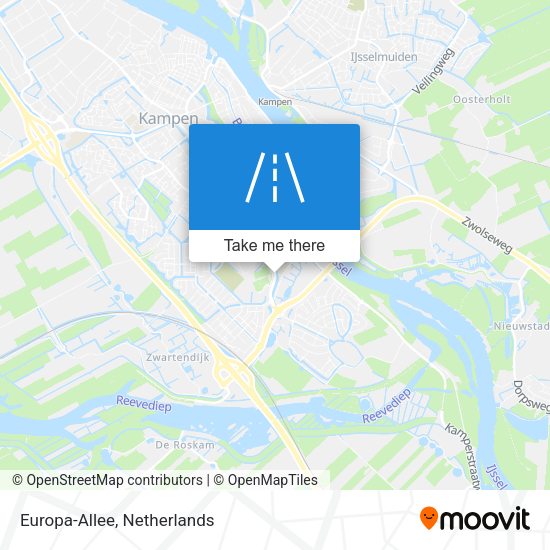 Europa-Allee map