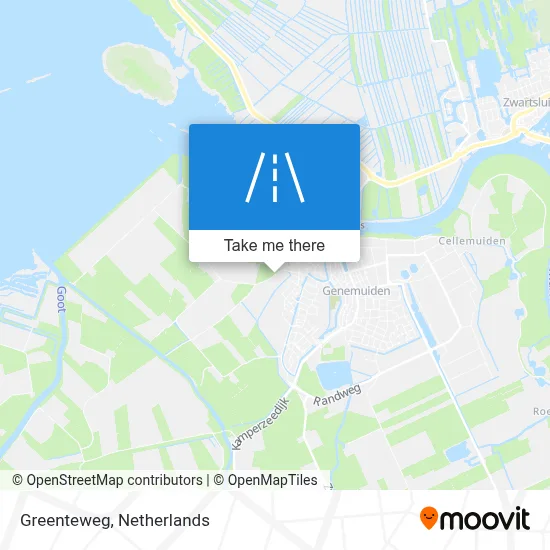 Greenteweg map