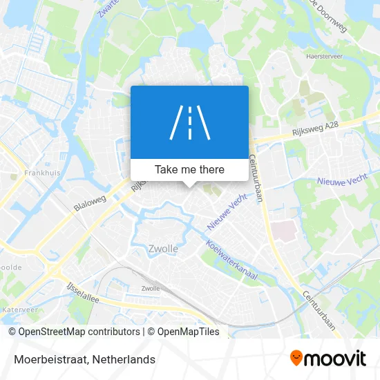 Moerbeistraat map