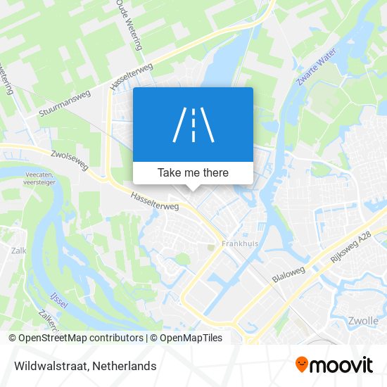 Wildwalstraat map