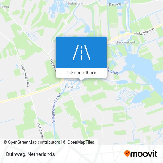 Duinweg map