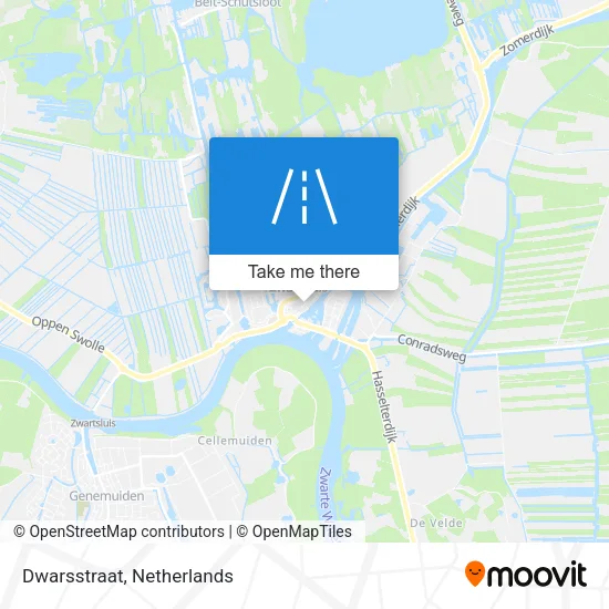 Dwarsstraat map