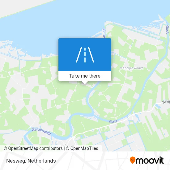 Nesweg map