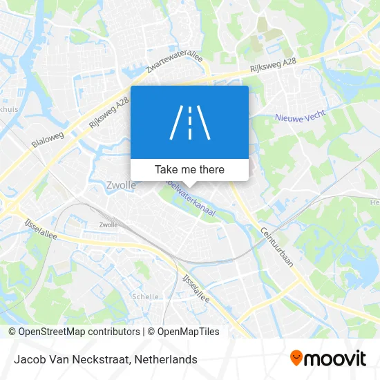 Jacob Van Neckstraat map