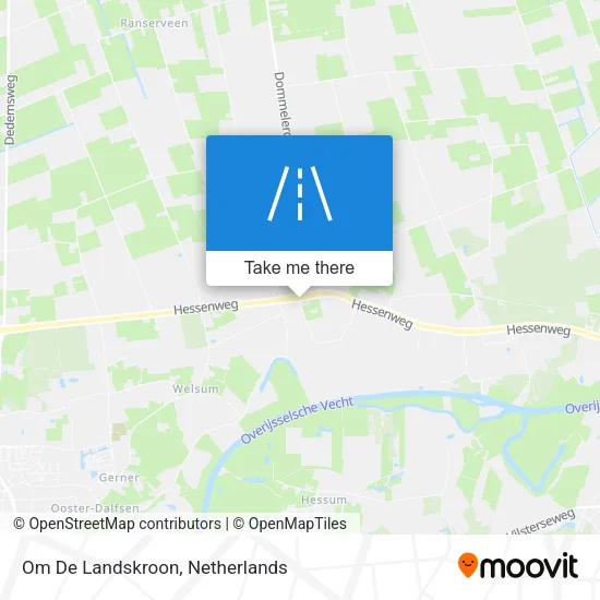 Om De Landskroon map