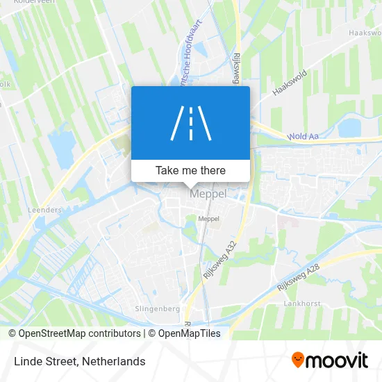 Lindestraat map