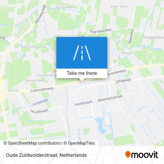 Oude Zuidwolderstraat map