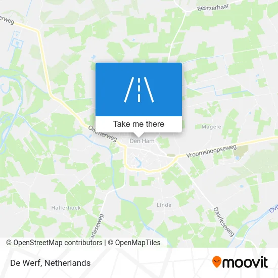 De Werf map