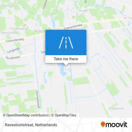 Raveslootstraat map