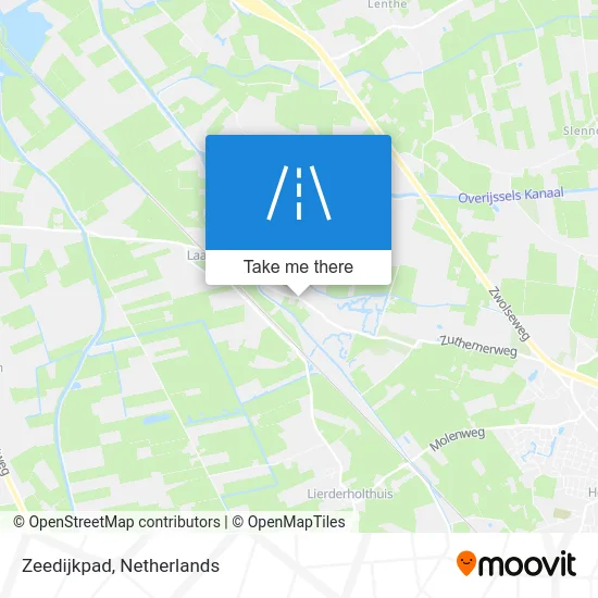 Zeedijkpad map