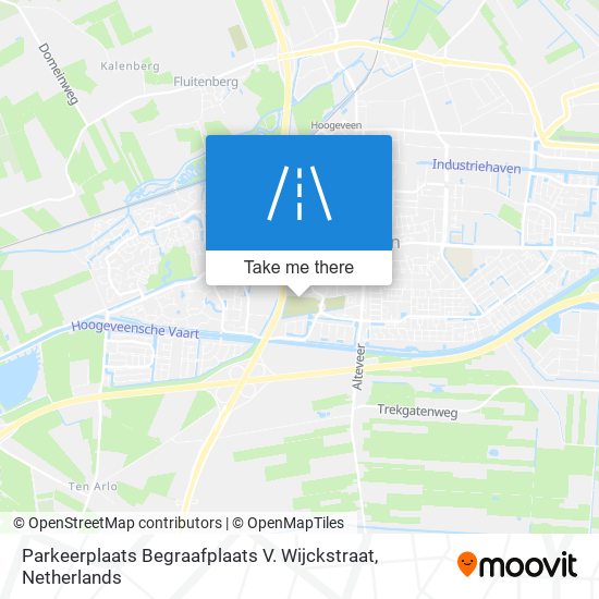 Parkeerplaats Begraafplaats V. Wijckstraat map