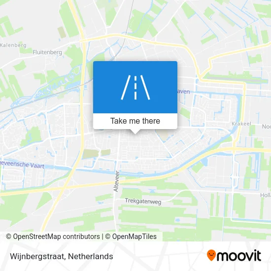 Wijnbergstraat map