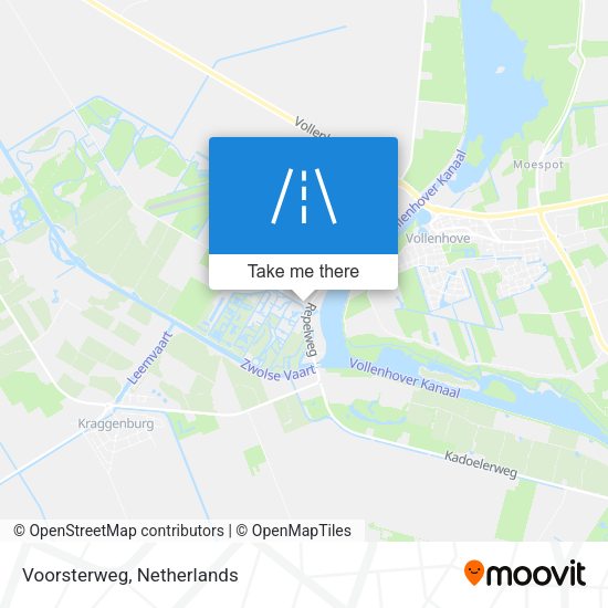 Voorsterweg map