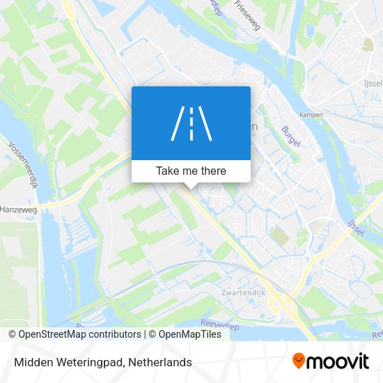 Midden Weteringpad map